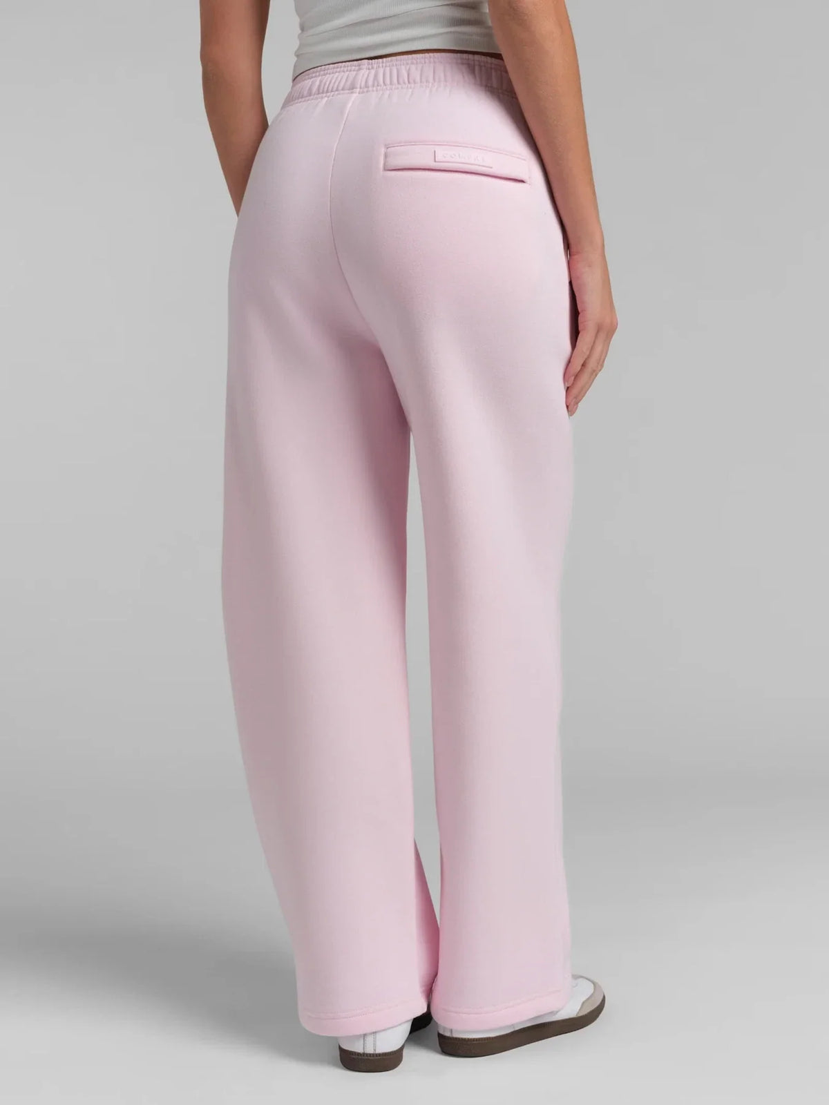 Travel Straight-Leg Sweatpants - Powder Pink