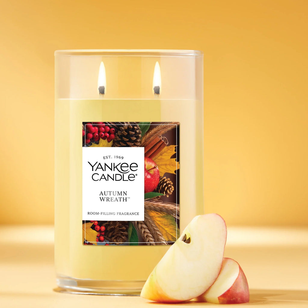 Large Tumbler Candle - Fall Fresh Fruit Scent