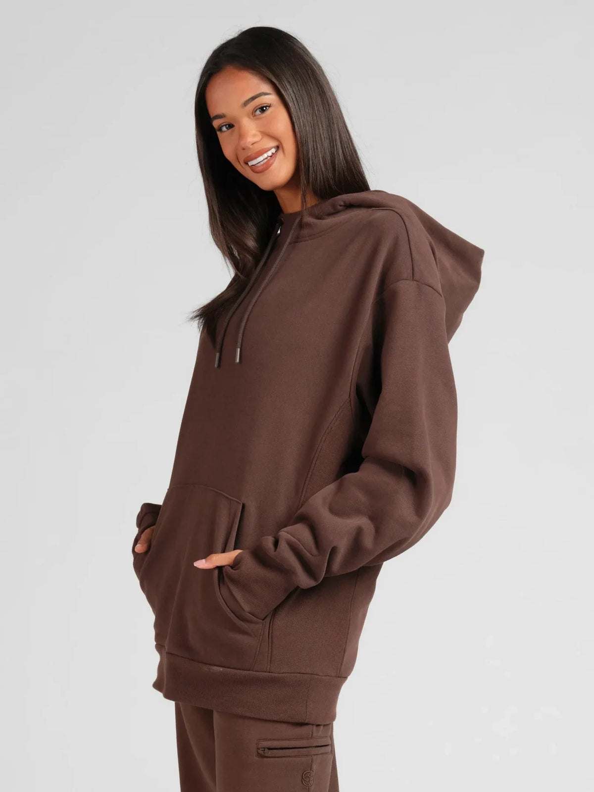 Lightweight Travel Hoodie - Espresso