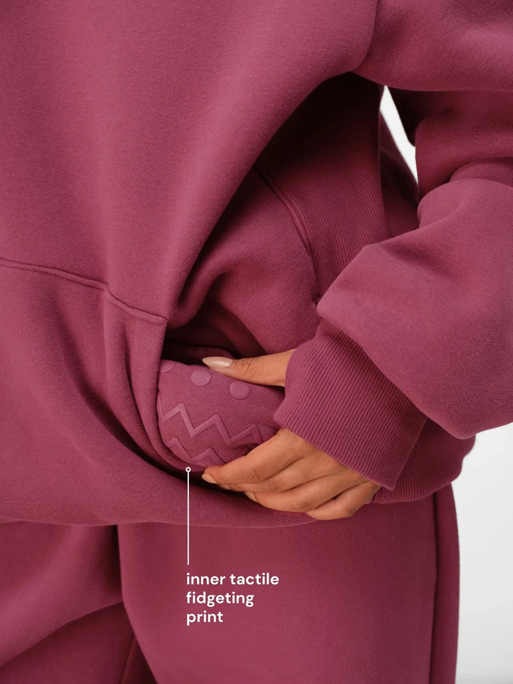 Pullover Hoodie - Berry