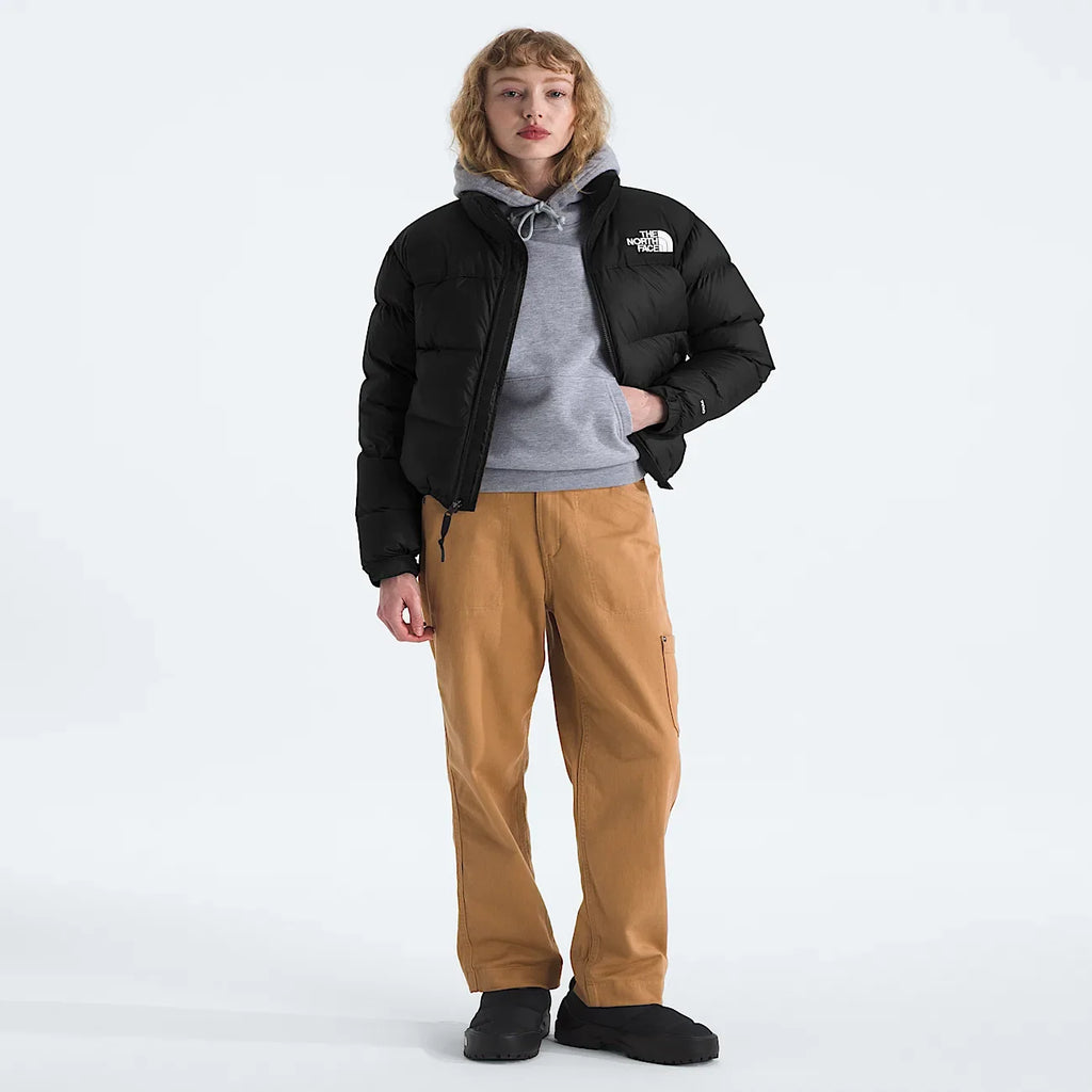 Women's Down Puffer Jacket - Black