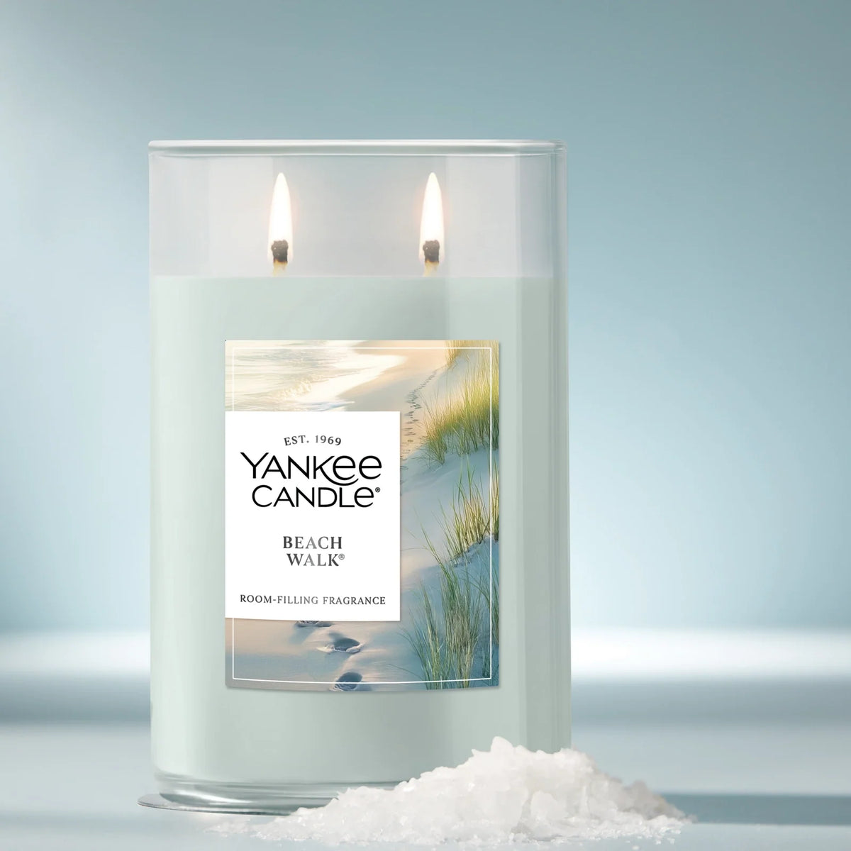 Coastal Floral Tumbler Candle