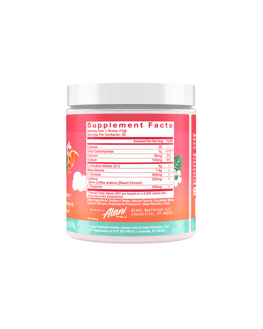 Pre-Workout Powder - Strawberry Orange