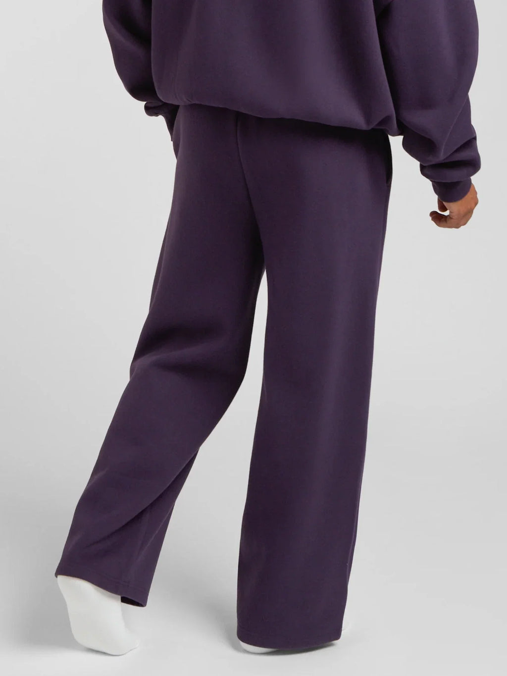 Straight-Leg Sweatpants - Blackberry