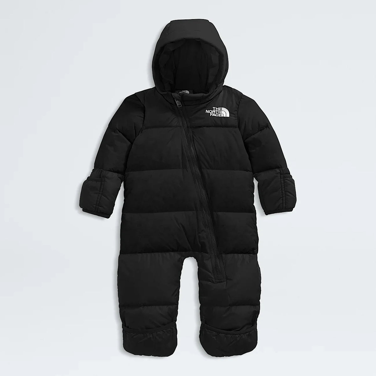 Baby Insulated Puffer One-Piece - Black