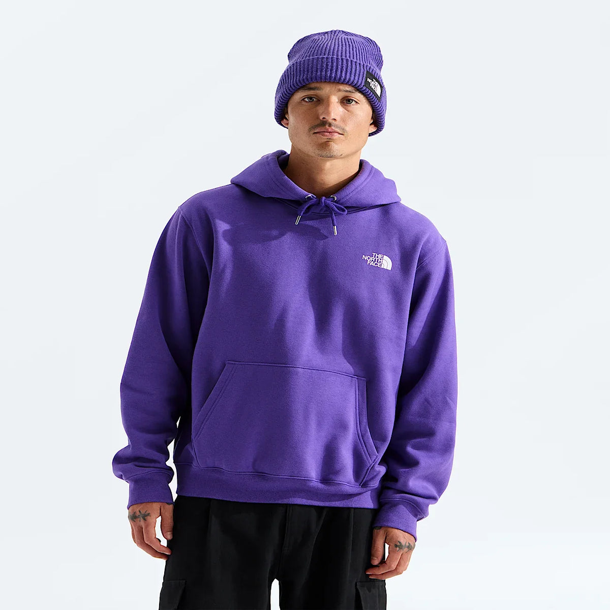 Unisex Relaxed-Fit Hoodie - Purple