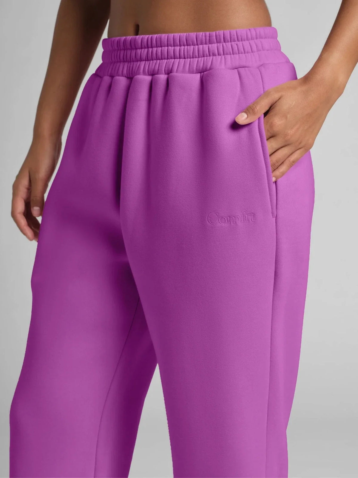 Straight-Leg Sweatpants - Wild Berry