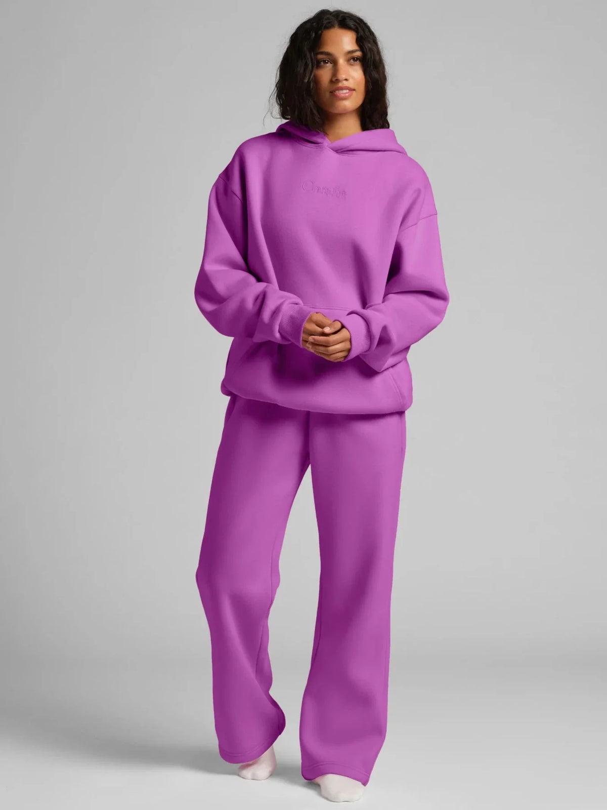 Straight-Leg Sweatpants - Wild Berry