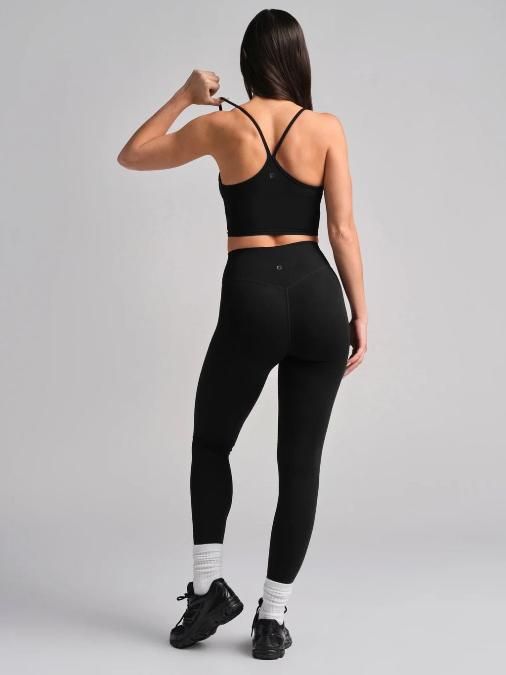 High-Waist Leggings - Black