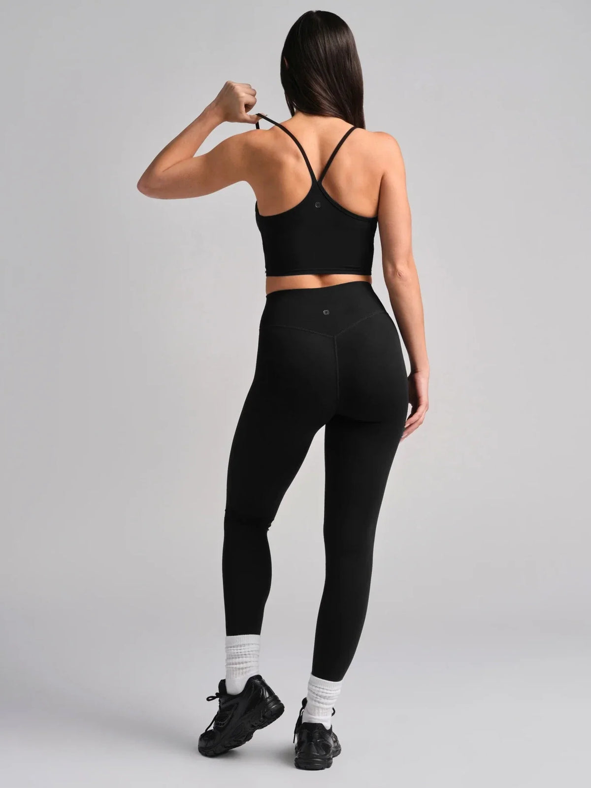 High-Waist Leggings - Black