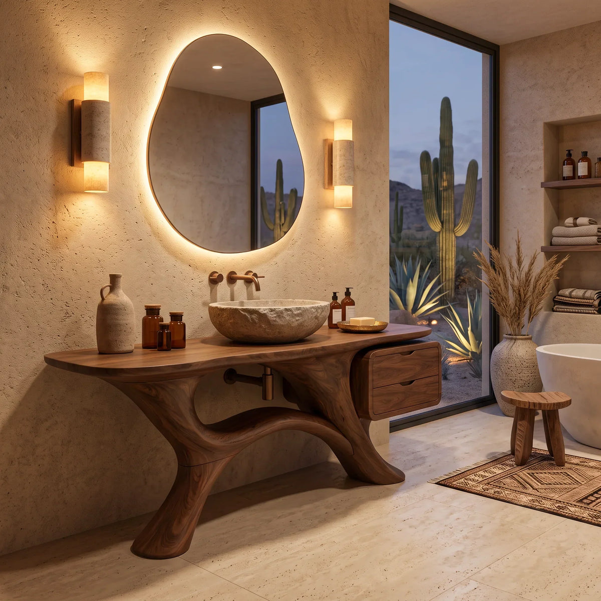 Modern Bathroom Vanity Branch Base With Drawers For Designer Homes