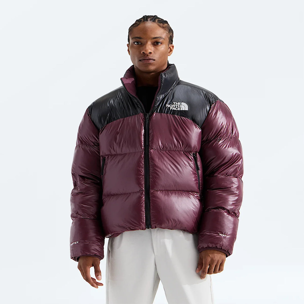 Men's Reversible Insulated Jacket - Burgundy/Black