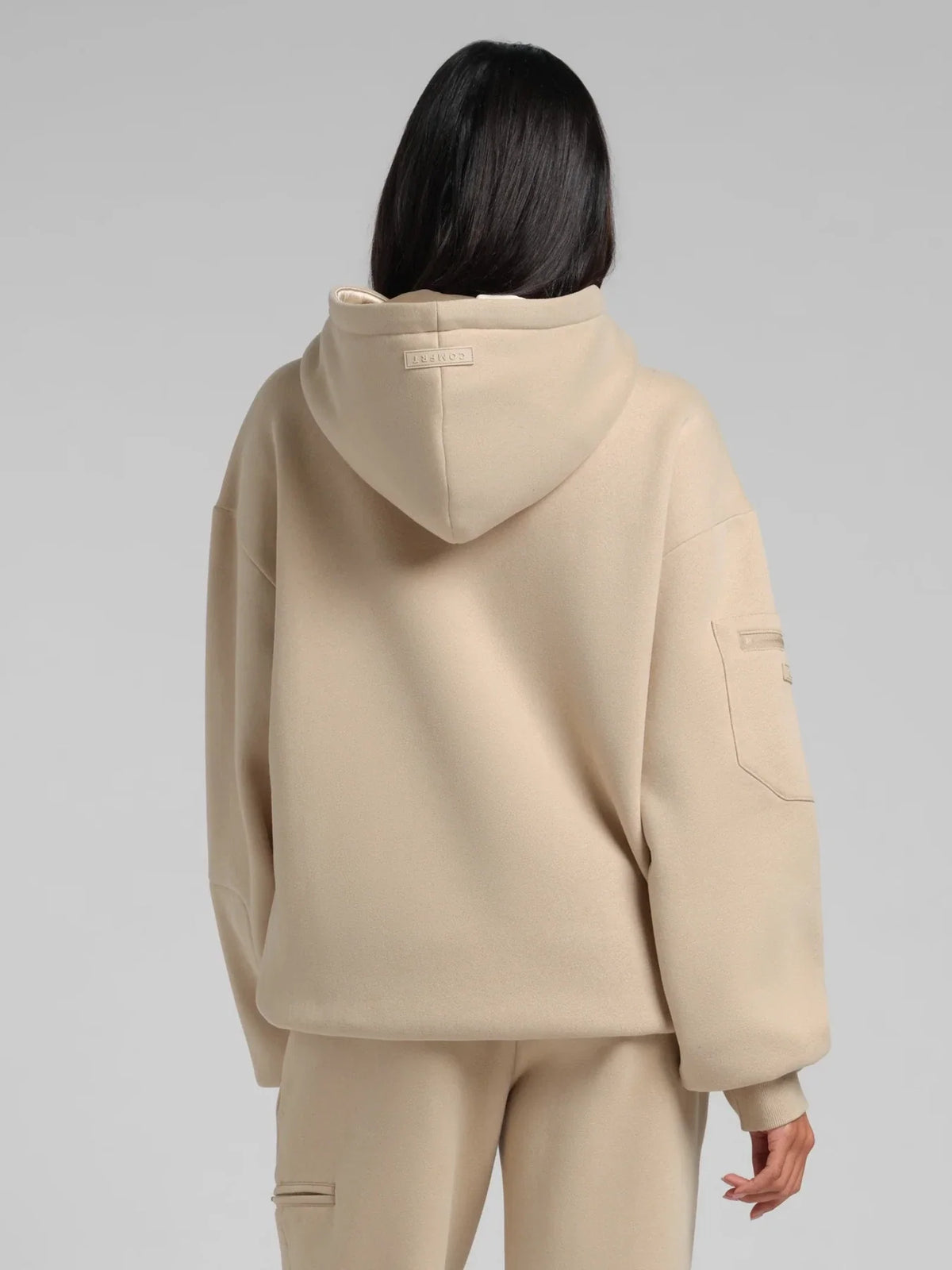 Travel Pullover Hoodie - Almond