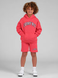 Kids' Logo Shorts - Hibiscus Red