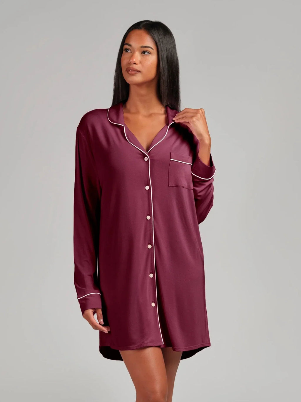 Sleep Shirt - Plum