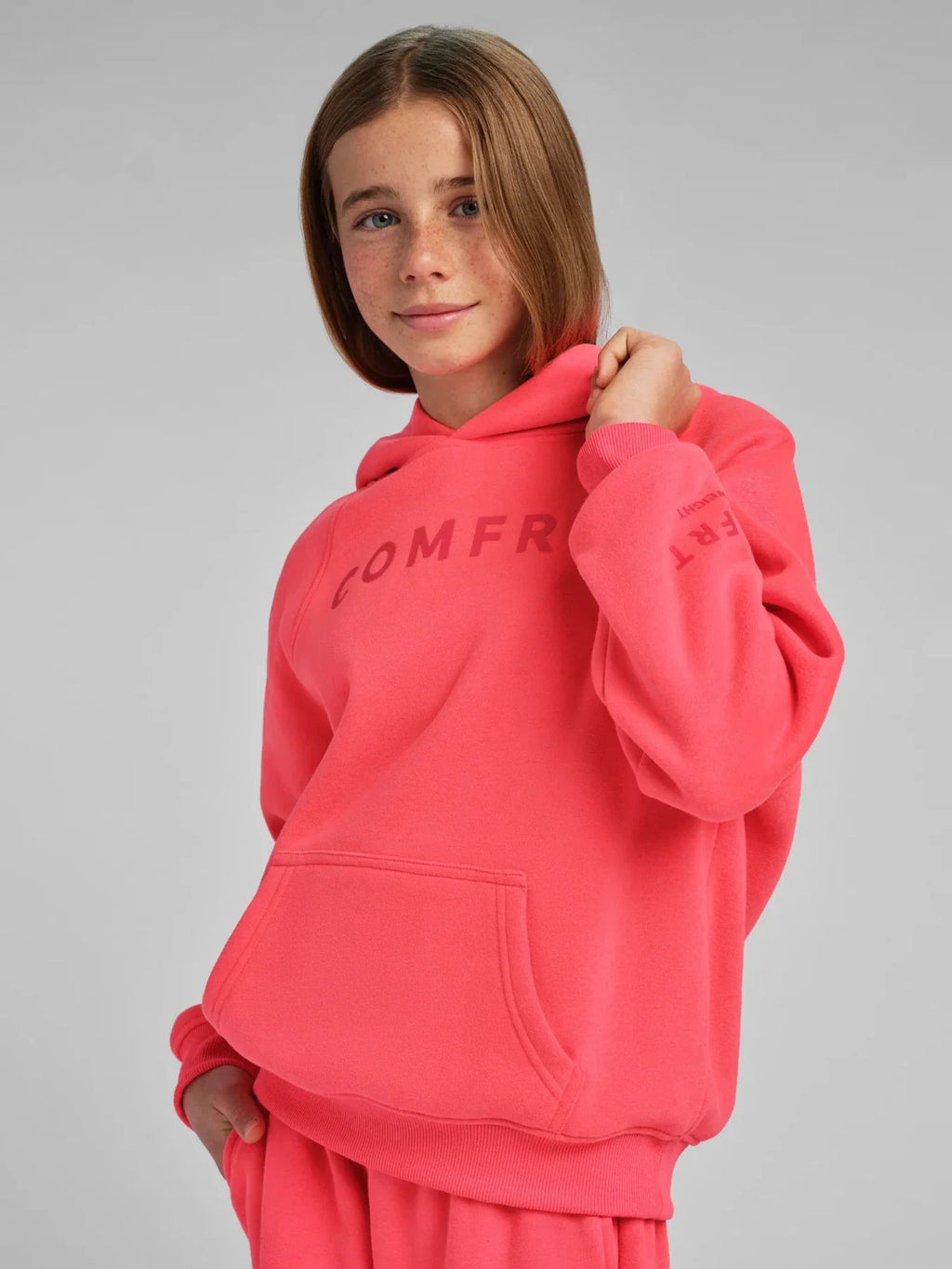 Kids' Hoodie - Hot Fuchsia