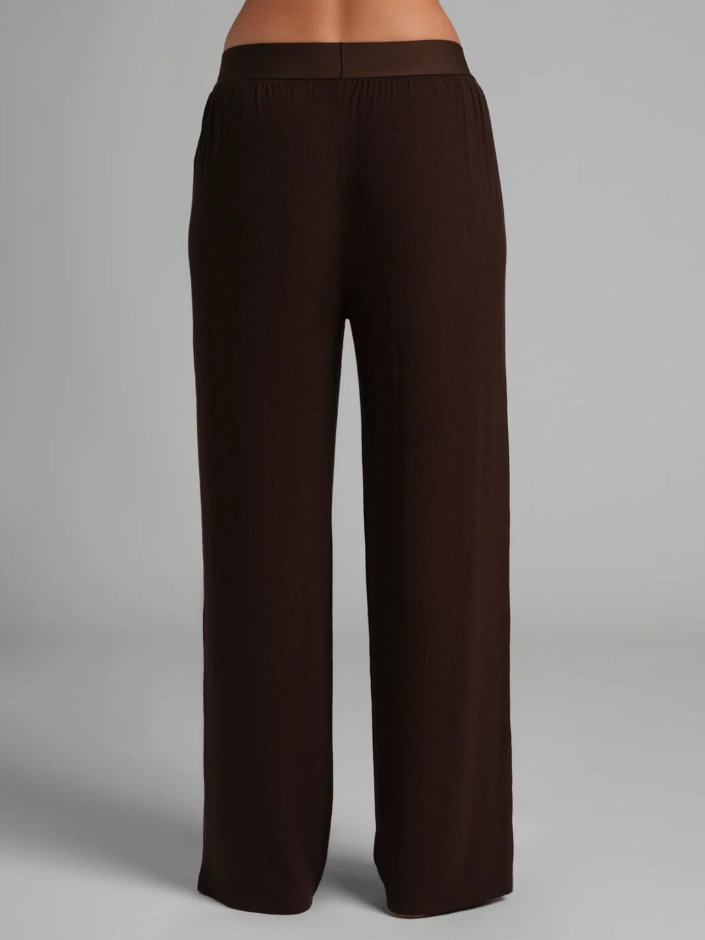Ribbed Lounge Pants - Espresso