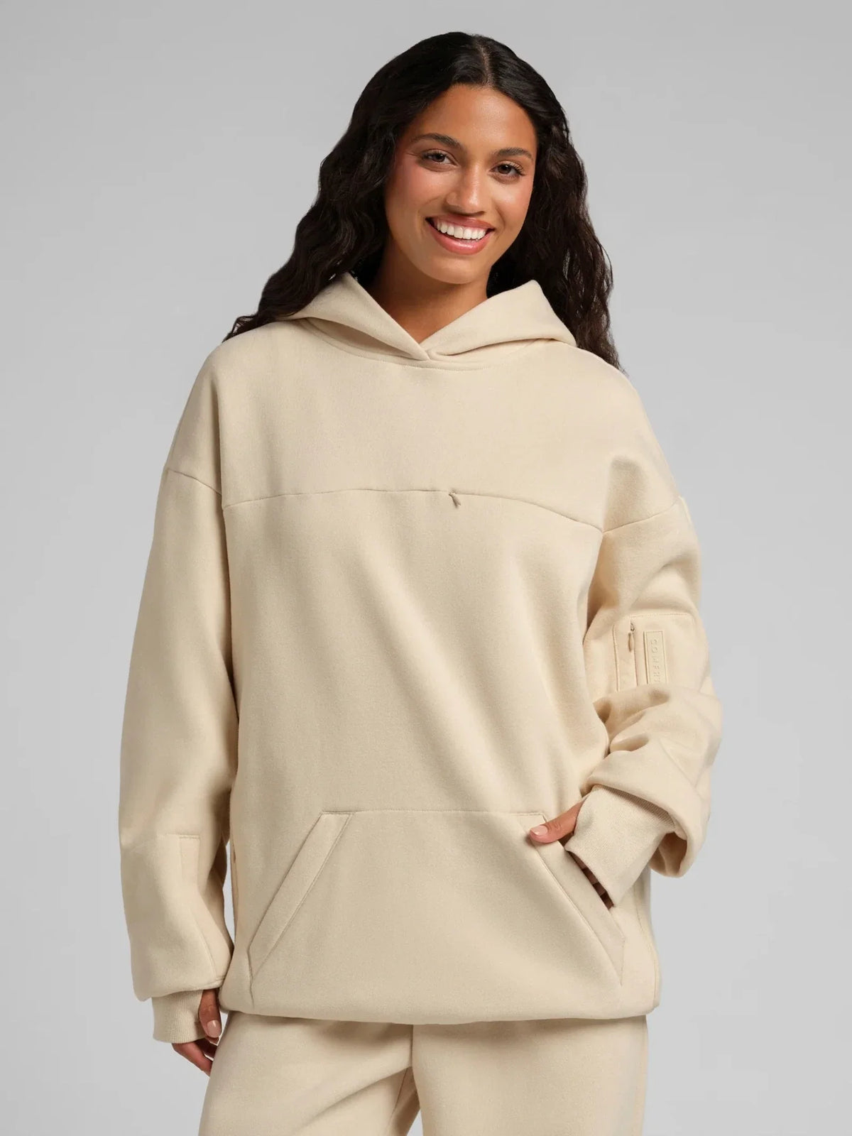 Travel Pullover Hoodie - Bone