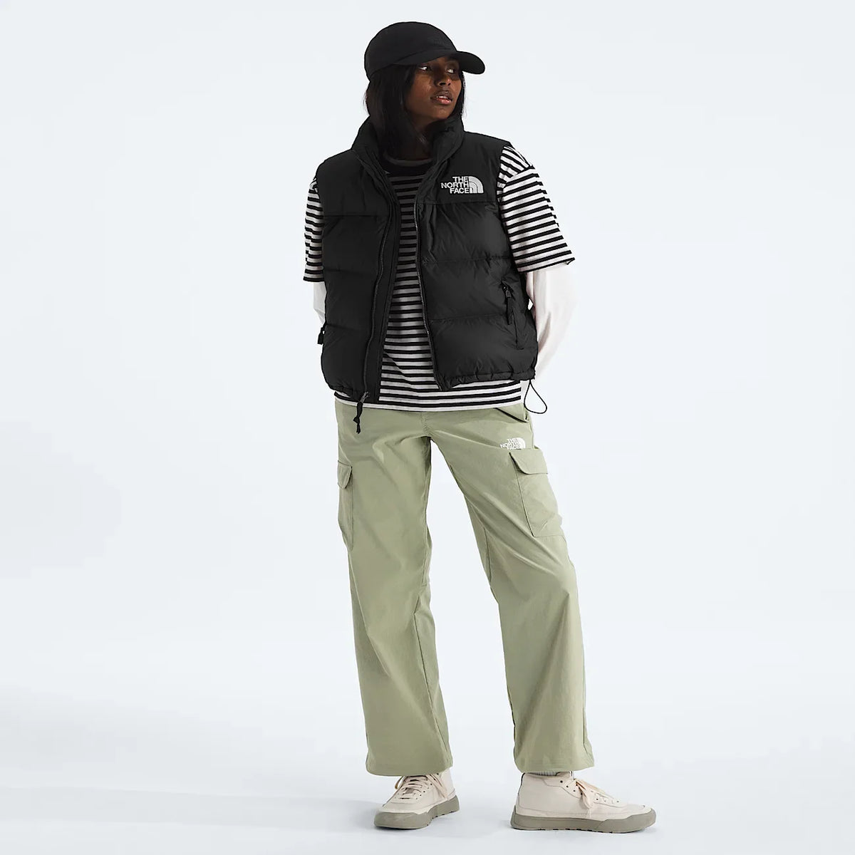 Women's Down Puffer Vest - Black