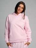Lightweight Cropped Hoodie - Powder Pink