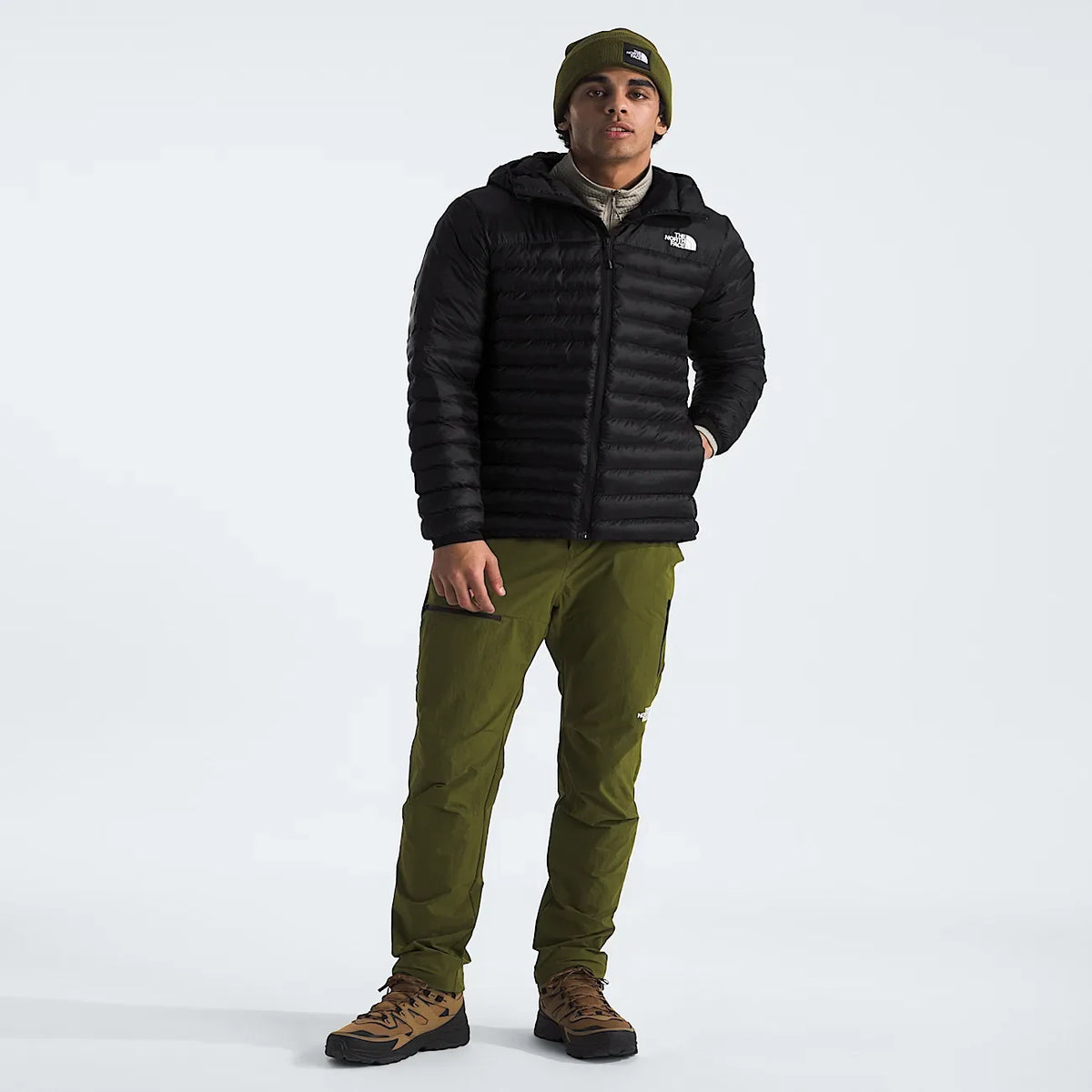 Men's Insulated Hooded Jacket - Gray