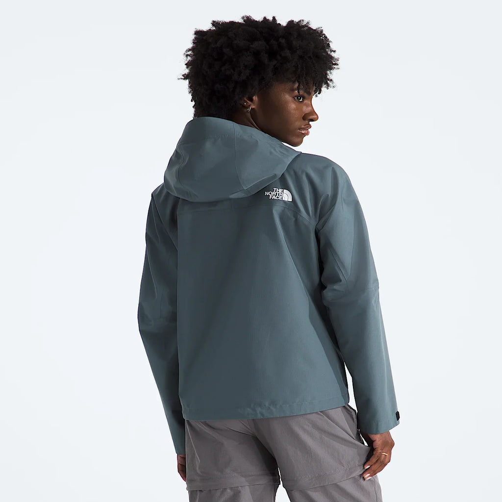 Women's Waterproof Hooded Jacket - Gray