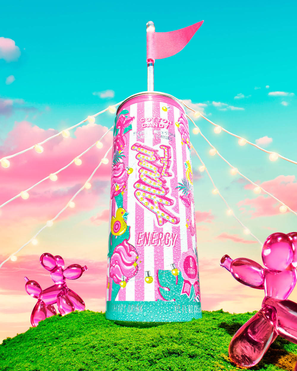 Zero Sugar Energy Drink - Cotton Candy