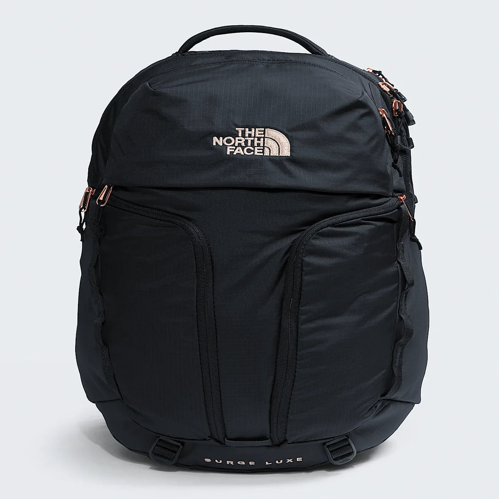 Women's Commuter Backpack - Black/Coral