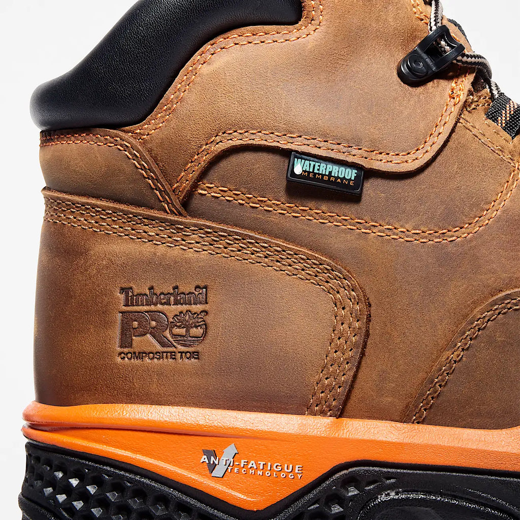 Men's 6-Inch Waterproof Composite Toe Work Boot