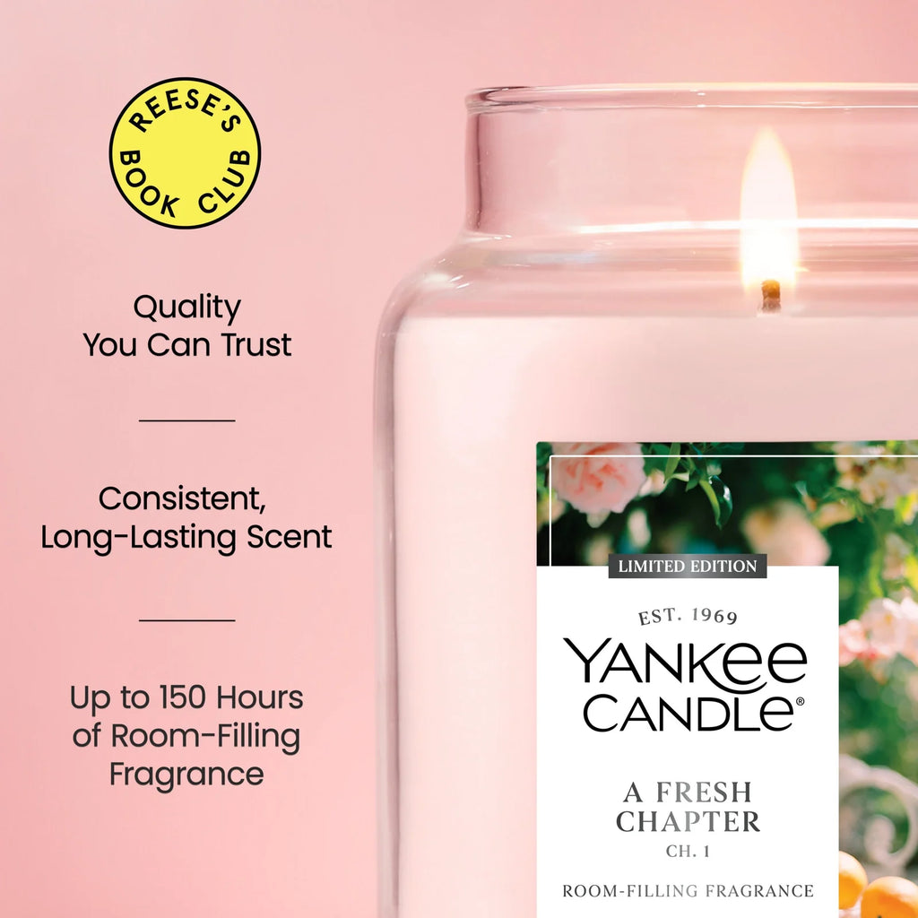 Large Fresh Scented Jar Candle