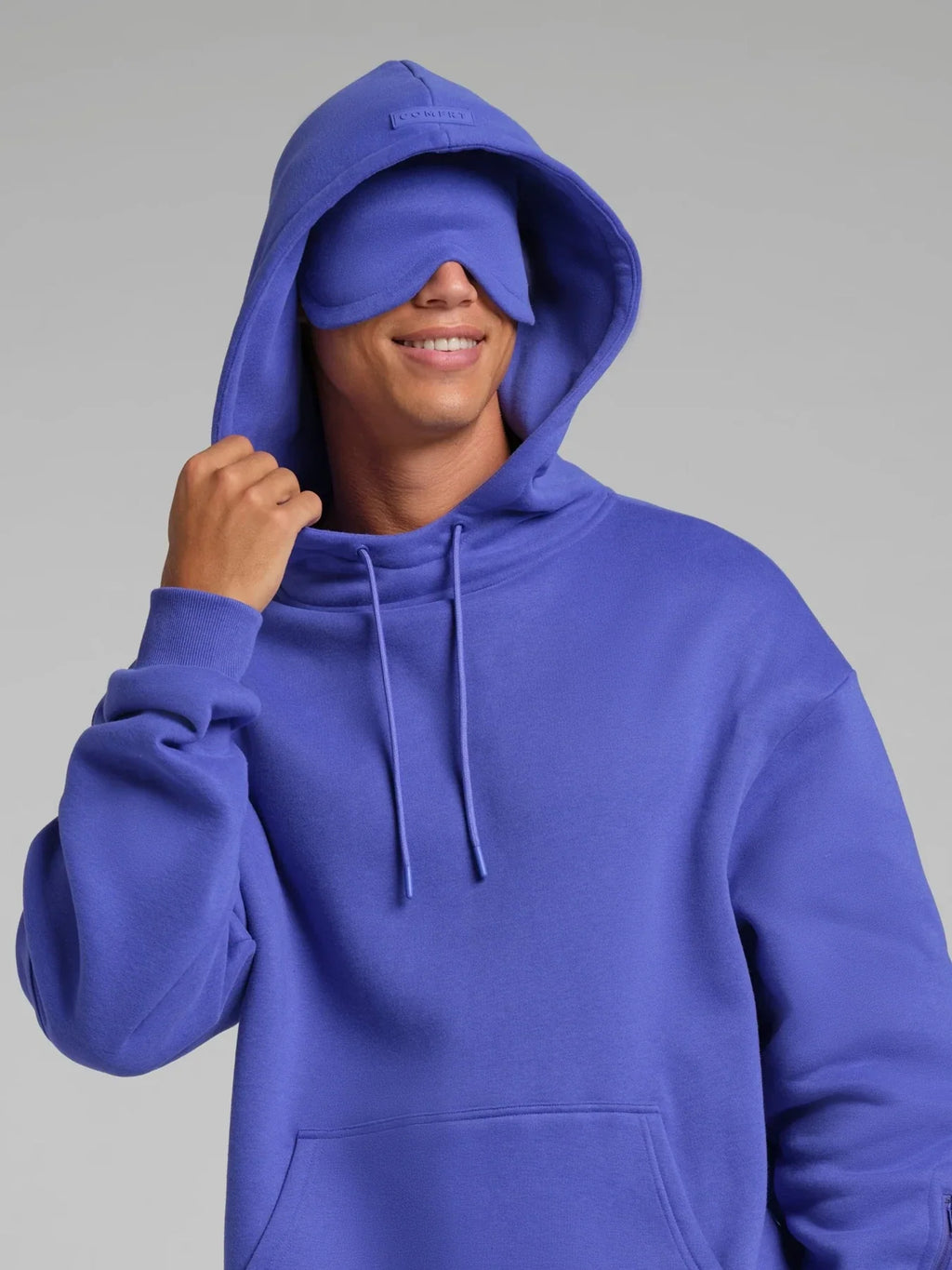 Neon Travel Pullover Hoodie - Ultra Violet