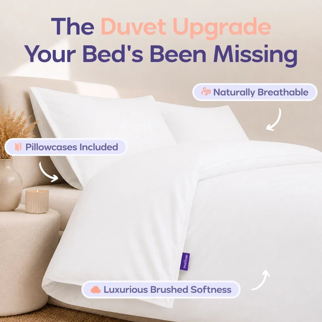 Duvet Cover Set - White, Twin/Twin XL