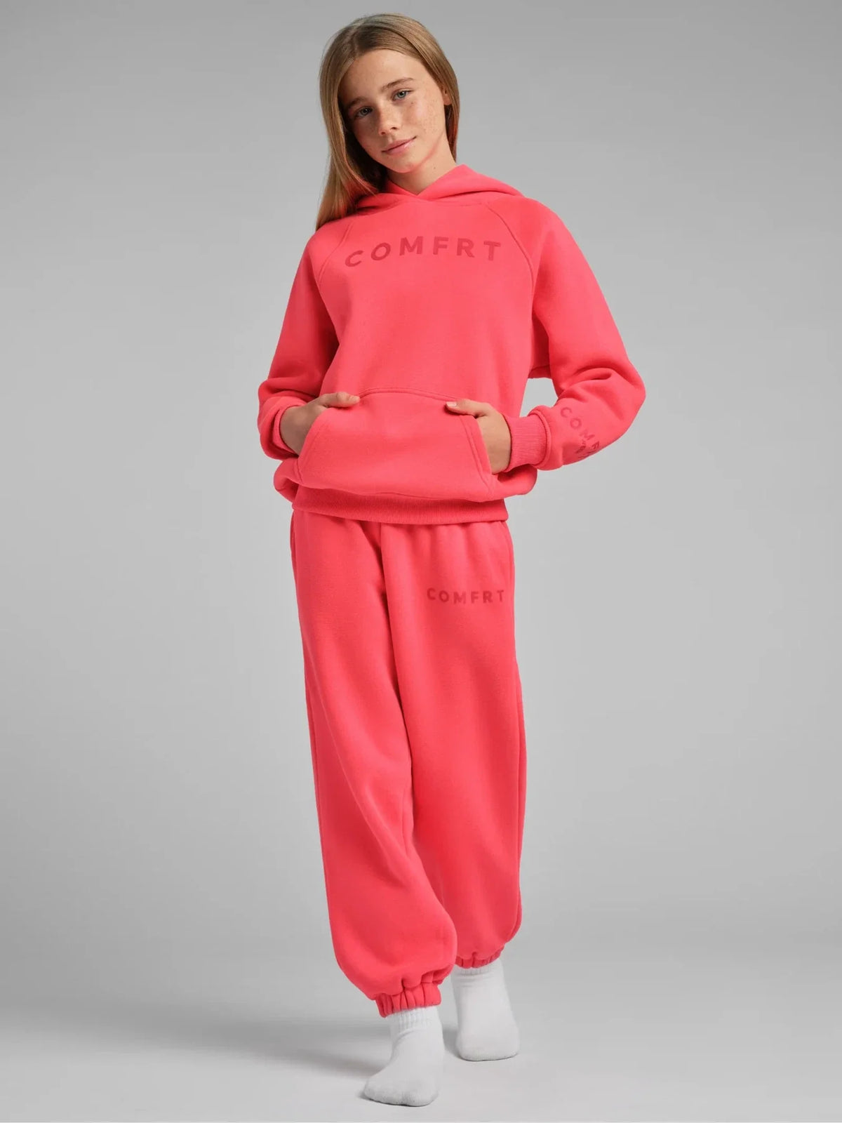 Kids' Sweatpants - Hot Fuchsia