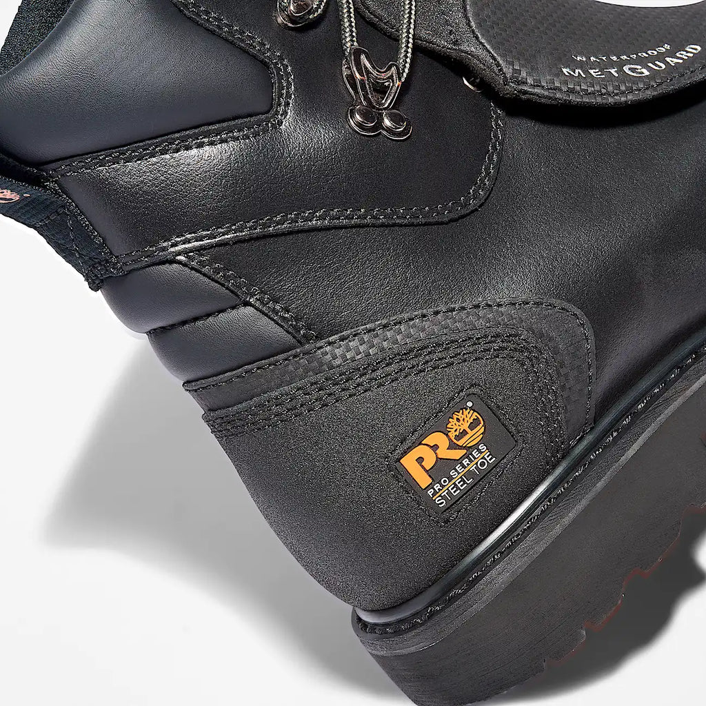 Men's Waterproof Steel Toe Met Guard Work Boot