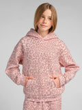 Kids' Hoodie - Blush Leopard