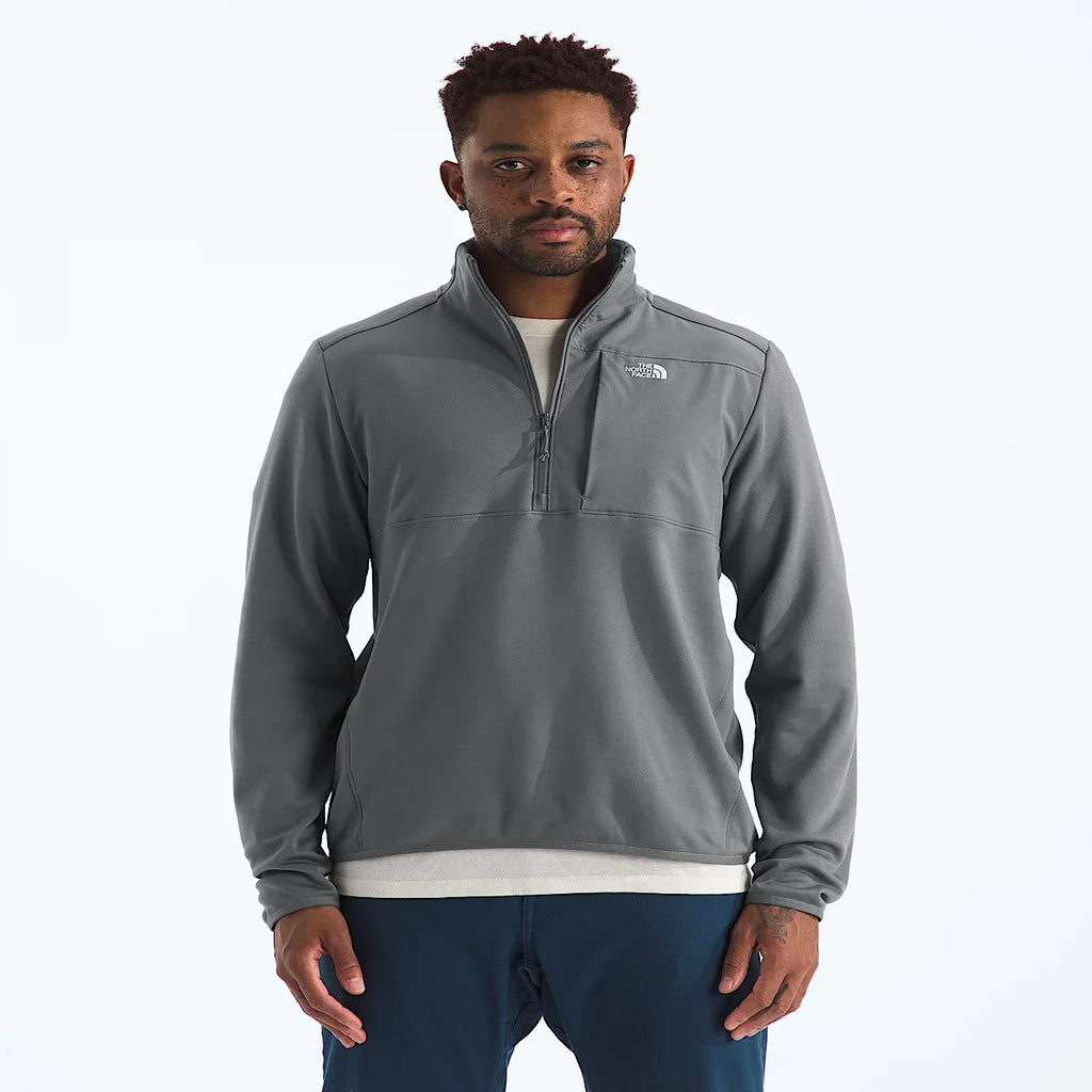Men's Fleece Quarter-Zip Pullover - Gray