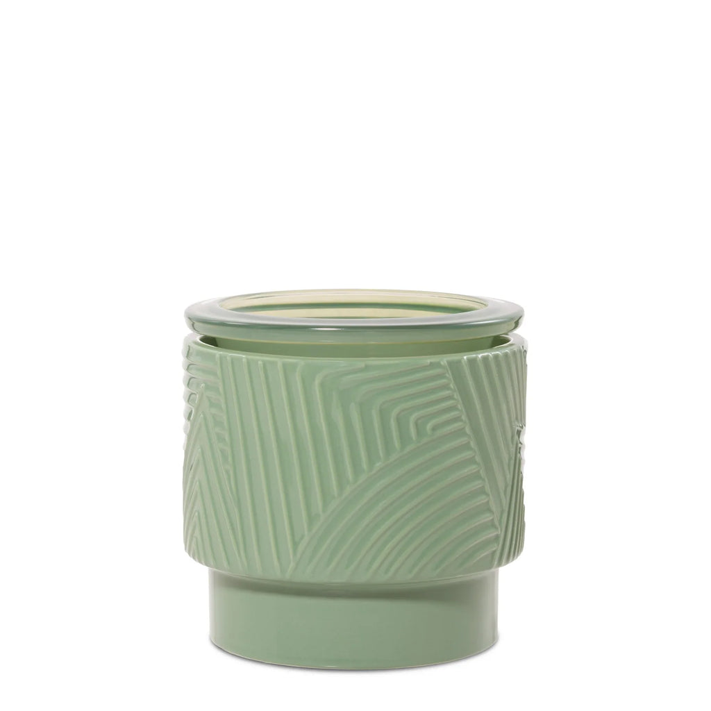 Electric Wax Melt Warmer With Green Finish