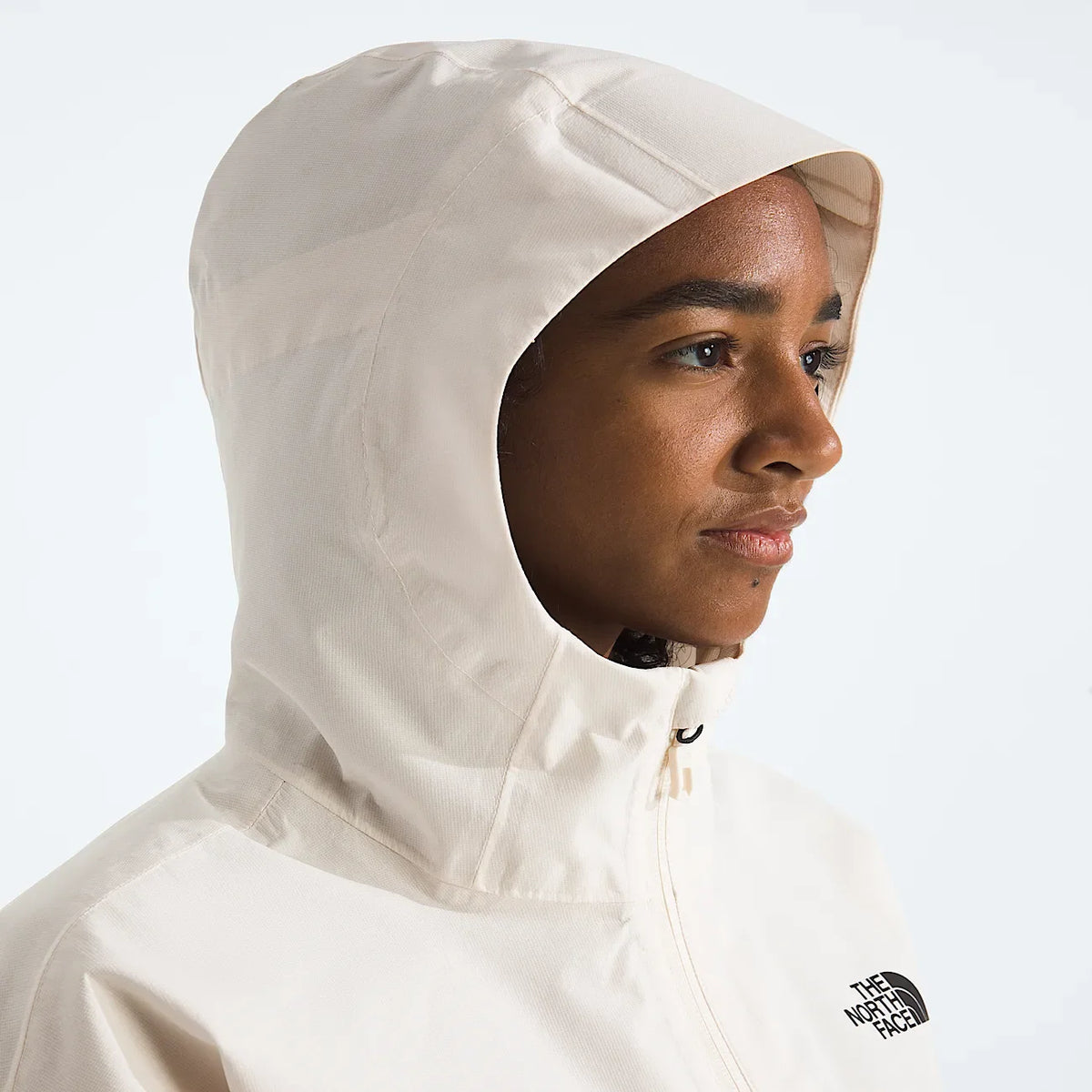 Women's Cropped Rain Jacket - White