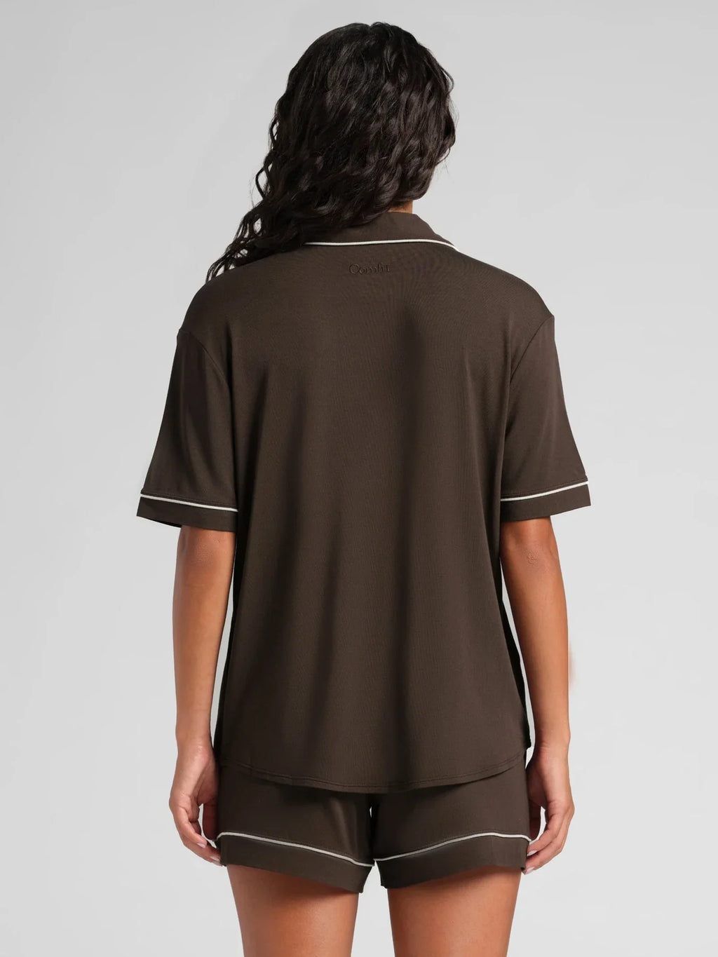 Short-Sleeve Short Pajama Set - Leopard