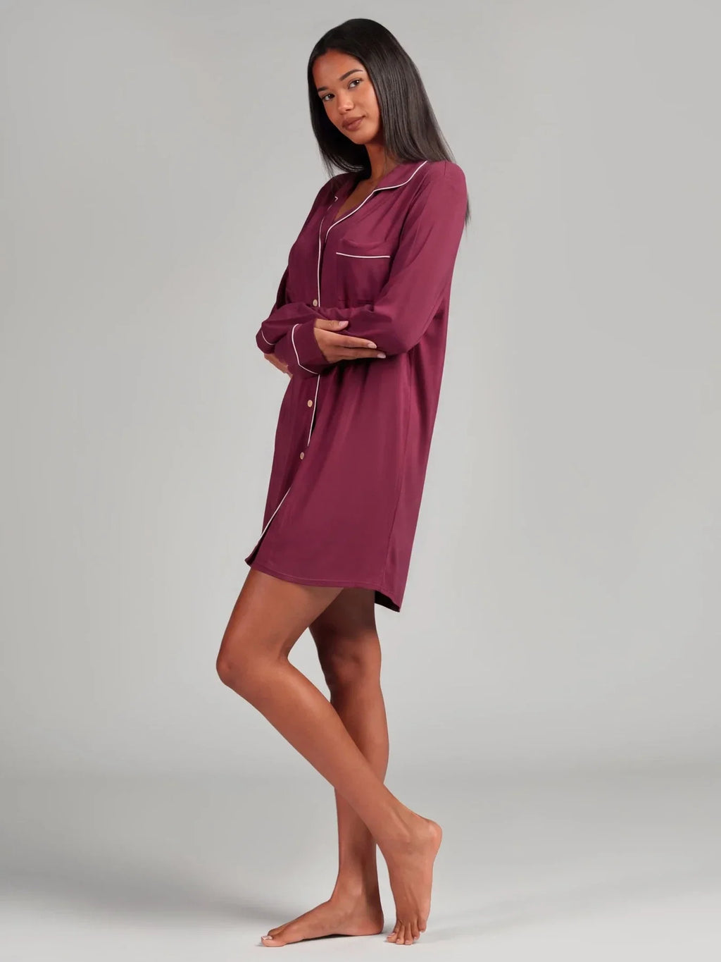 Sleep Shirt - Plum