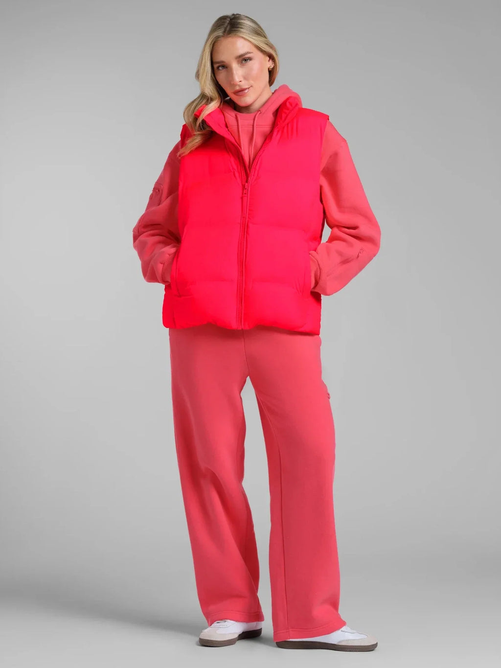 Puffer Vest - Pink
