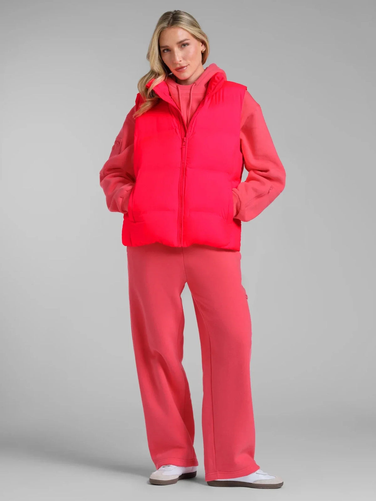 Puffer Vest - Pink