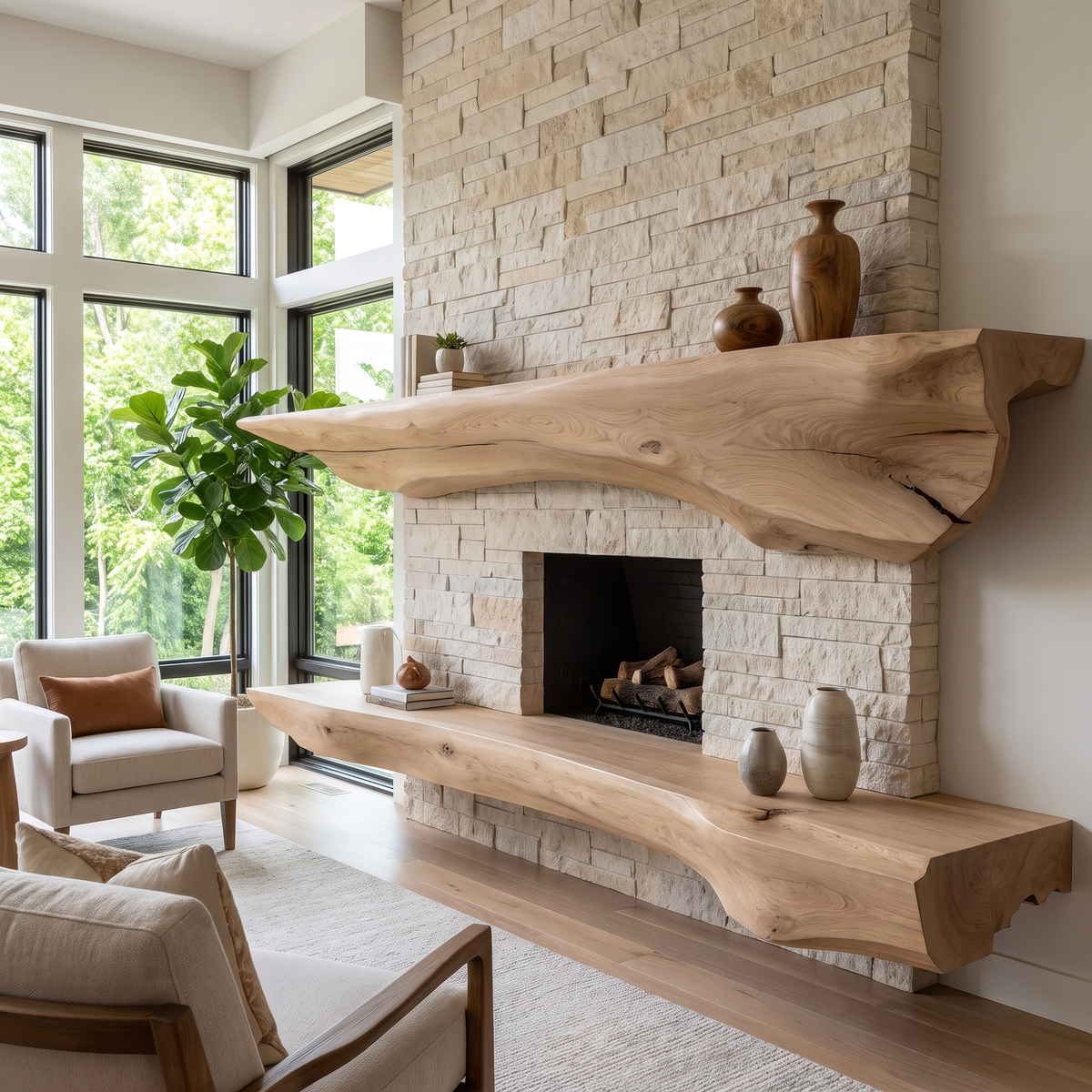 Orithen Sculpted Fireplace Mantel Shelf SPA925327