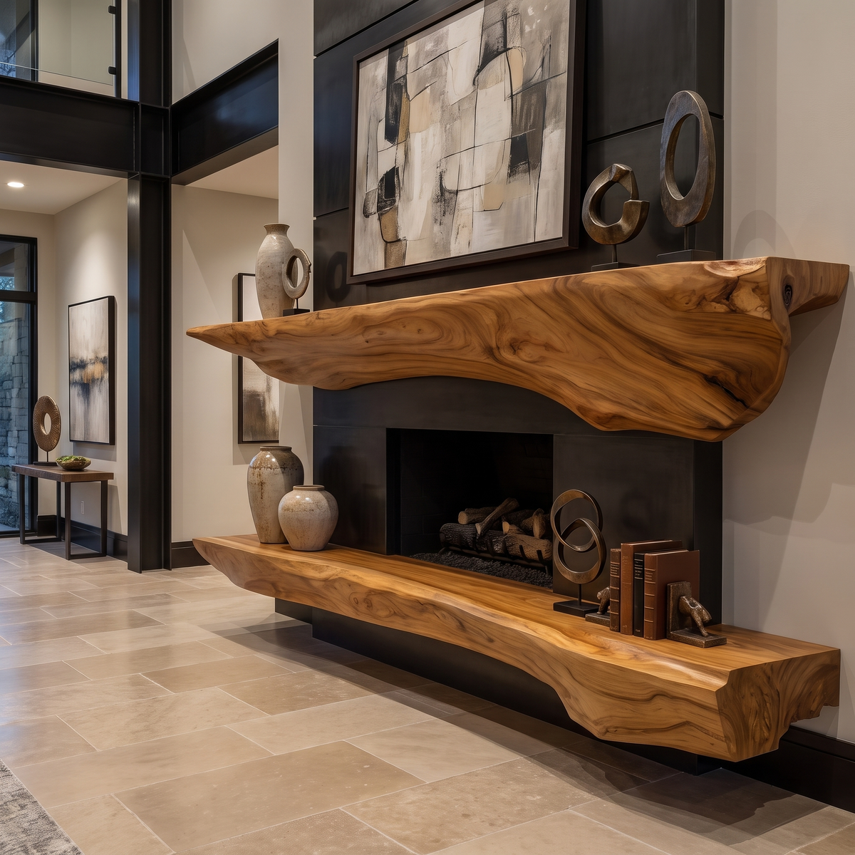 Orithen Sculpted Fireplace Mantel Shelf SPA925327