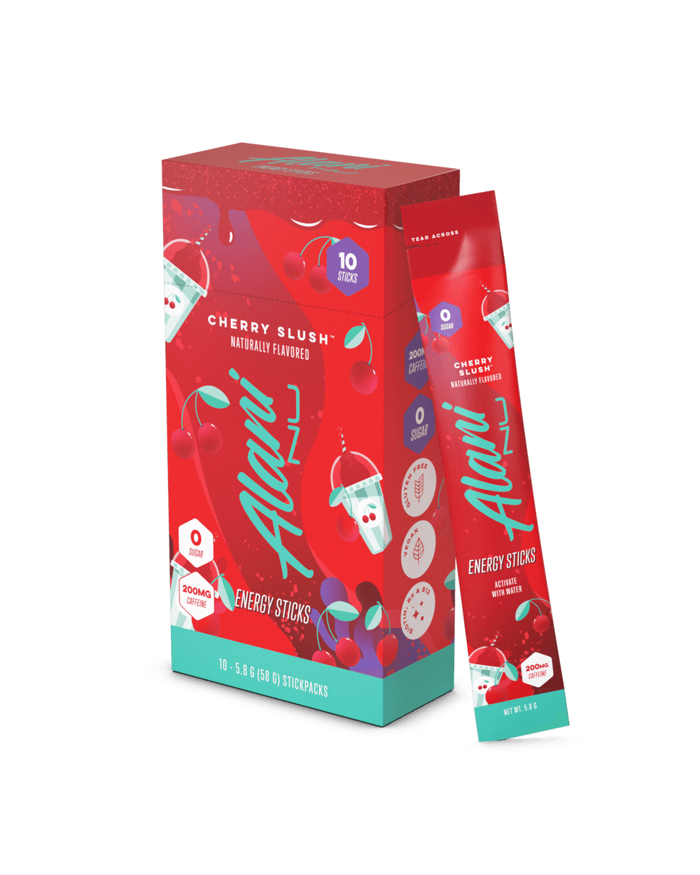 Energy Drink Mix Sticks - Cherry Slush