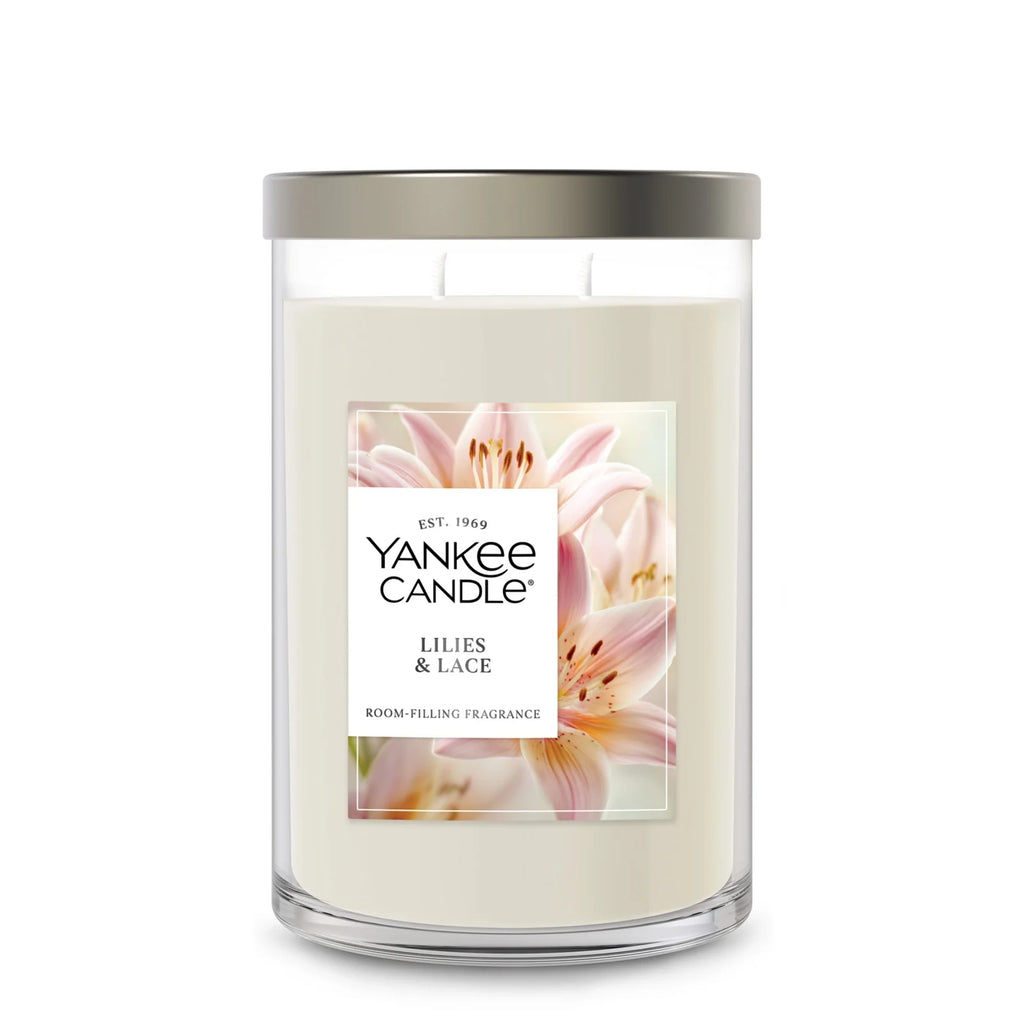 Large Floral Tumbler Candle