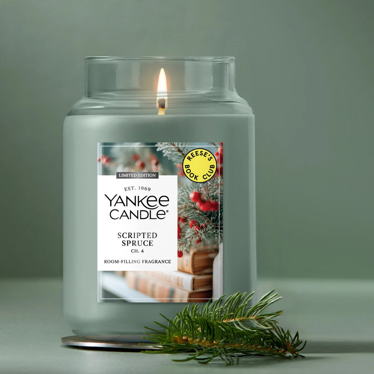 Large Jar Candle - Spruce Scent