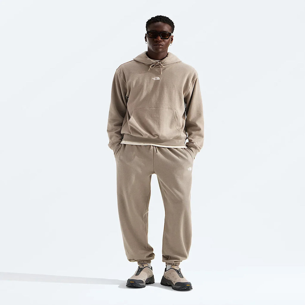 Men's Double-Knit Hoodie - Stone