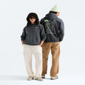 Unisex Relaxed Graphic Hoodie - Gray