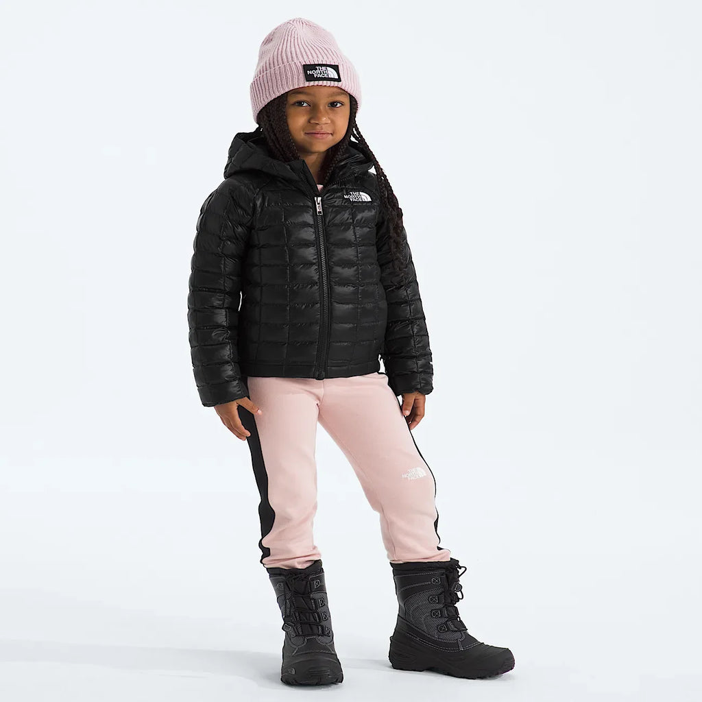Kids' Insulated Hooded Jacket - Black